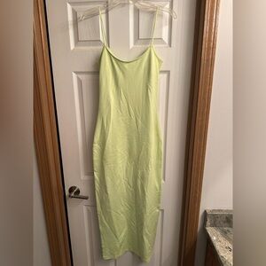 NA-KD Green Slip Dress